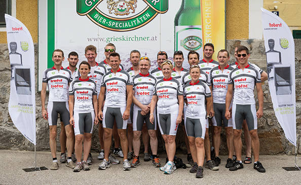 Sportlich aktiv als Team beim 24 Stunden Radmarathon in Grieskirchen