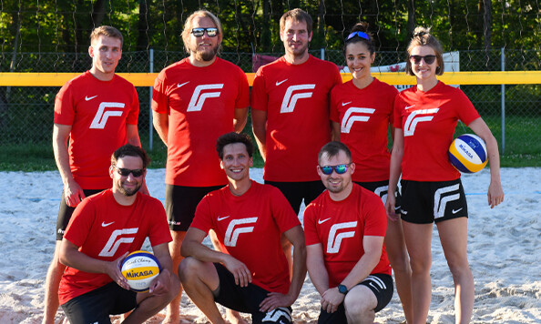 Fronius Beachvolleyball Mannschaft