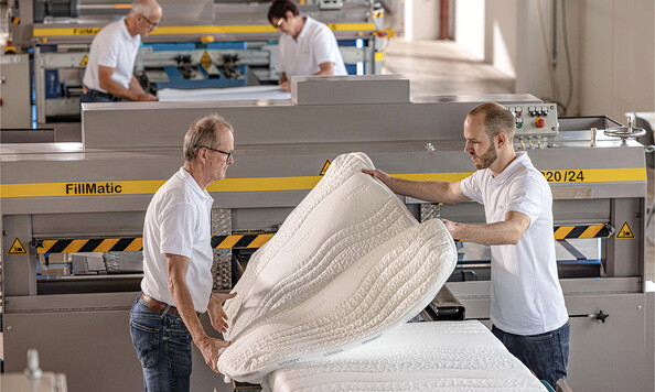 Matratzenproduktion