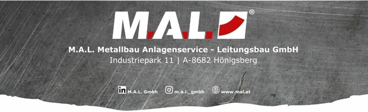 Titelbild der Firma M.A.L. Metallbau Anlagenservice –  Leitungsbau Gesellschaft m.b.H.