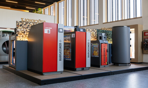 Ausstellungsraum der Hargassner Energy World