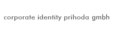 corporate identity Prihoda GmbH Logo