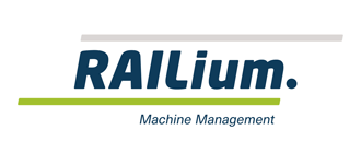 Logo of RAILium Machine Management powered by RSRG & BOOM GmbH