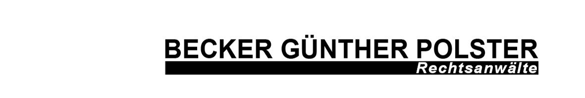 Logo von BECKER GÜNTHER POLSTER Rechtsanwälte GmbH