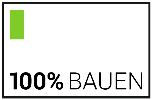 Logo von 100% BAUEN GMBH