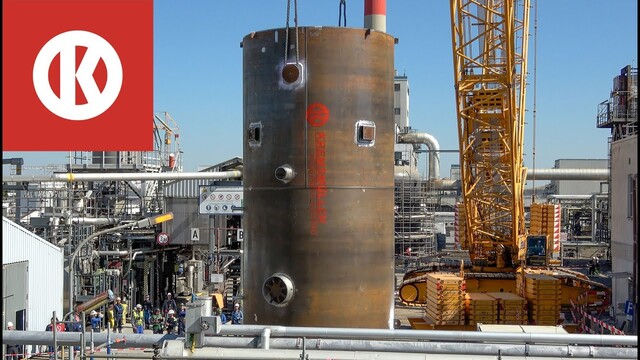 Kremsmüller repariert OMV RD4 Hauptkolonne Raffinerie Schwechat