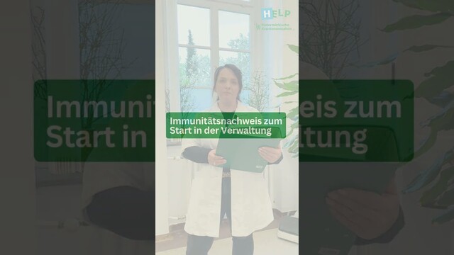 Immunitätsnachweis in der KAGes
