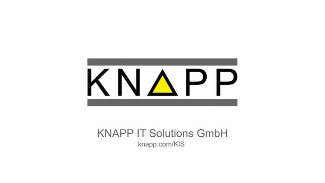 KNAPP IT Solutions – Wir stellen uns vor!